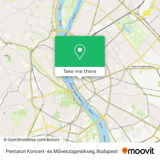 Pentaton Koncert- és Művészügynökség map