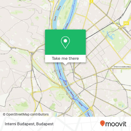 Interni Budapest map