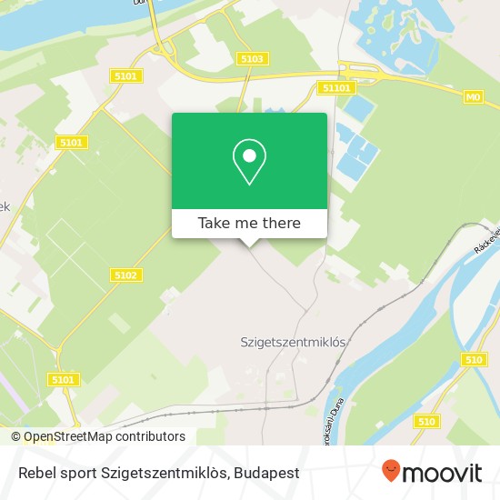 Rebel sport Szigetszentmiklòs, Petôfi utca 79 2310 Szigetszentmiklós map