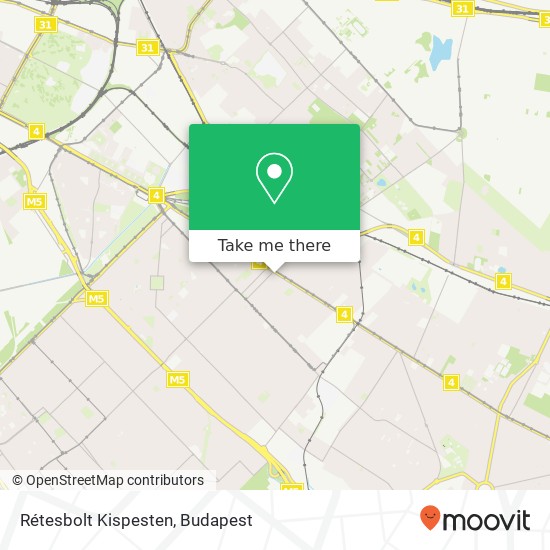 Rétesbolt Kispesten, 1191 Budapest map