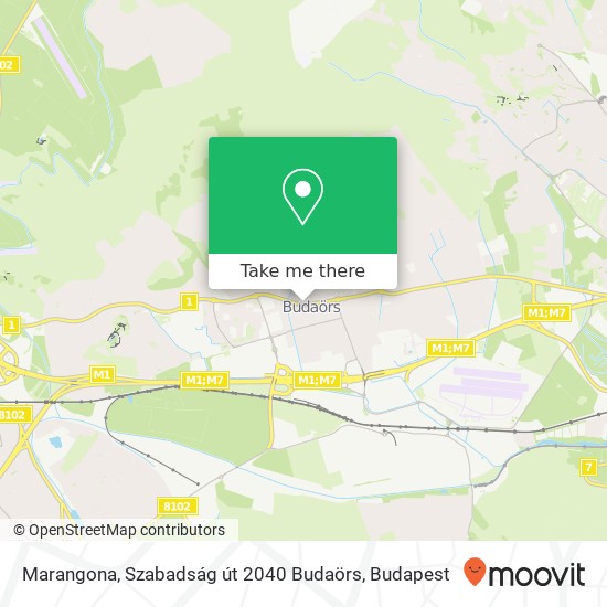 Marangona, Szabadság út 2040 Budaörs map