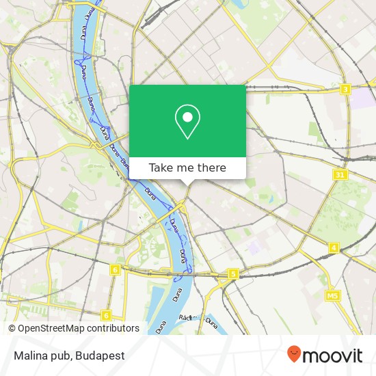 Malina pub, Ferenc körút 24 1092 Budapest map