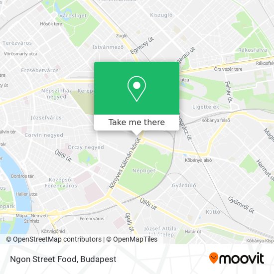 Ngon Street Food map