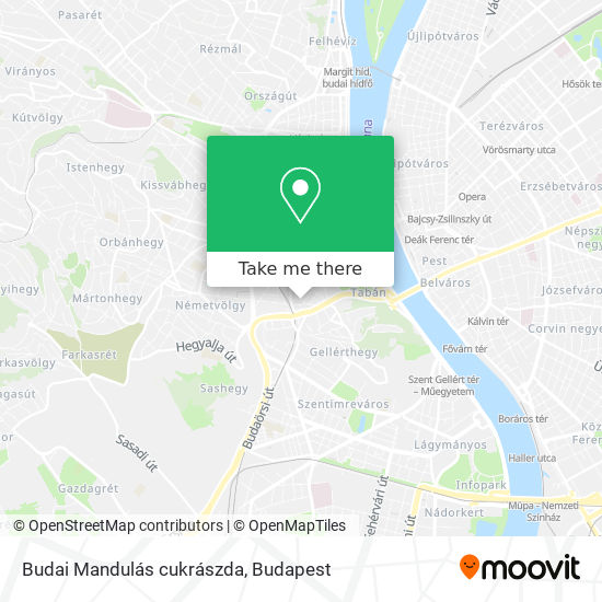 Budai Mandulás cukrászda map