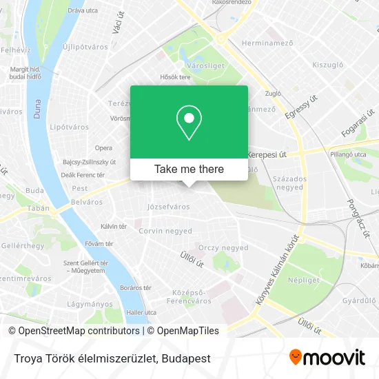 Troya Török élelmiszerüzlet map