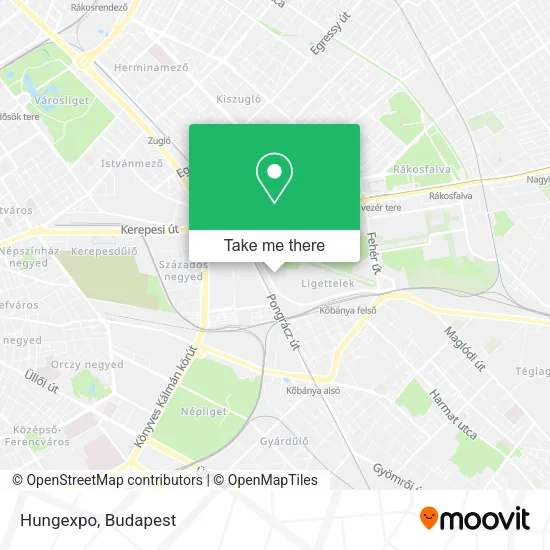 Hungexpo map