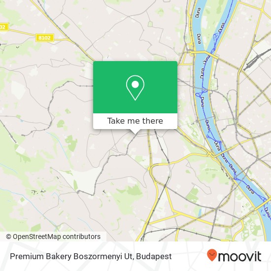 Premium Bakery Boszormenyi Ut, Királyhágó tér 1126 Budapest map