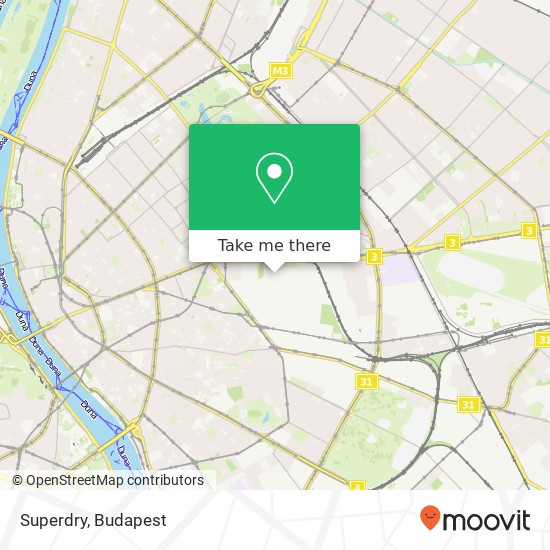 Superdry, 1087 Budapest map