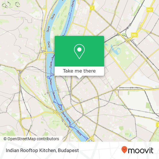 Indian Rooftop Kitchen, Nagymezô utca 1065 Budapest map