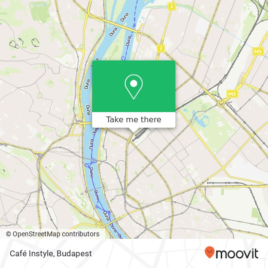 Café Instyle, Váci út 1 1062 Budapest map