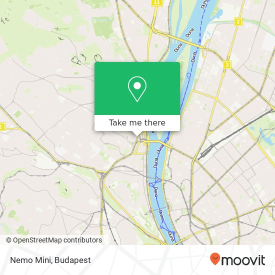 Nemo Mini, Török utca 8 1023 Budapest map