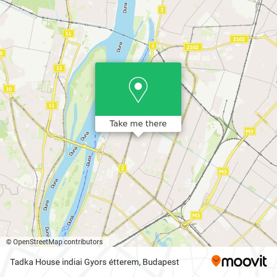 Tadka House indiai Gyors étterem map
