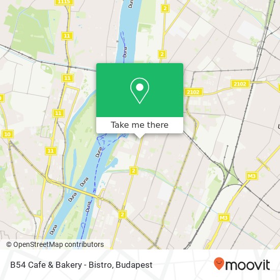 B54 Cafe & Bakery - Bistro, Váci út 178 1138 Budapest map