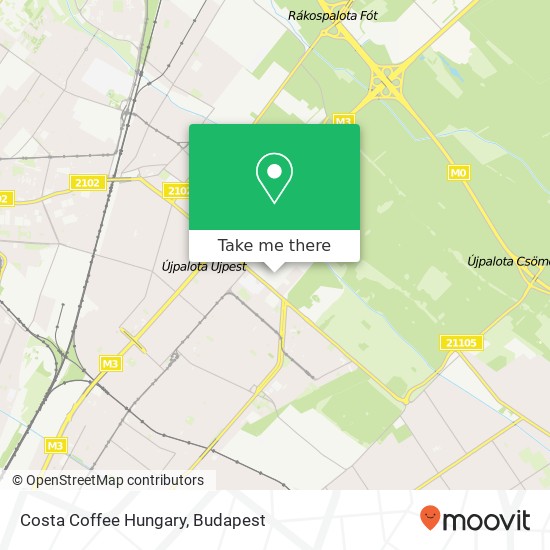 Costa Coffee Hungary, Szentmihályi út 131 1152 Budapest map