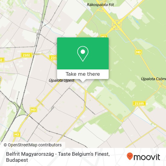 Belfrit Magyarország - Taste Belgium's Finest, Szentmihályi út 131 1152 Budapest map