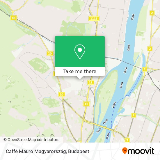Caffé Mauro Magyarország map