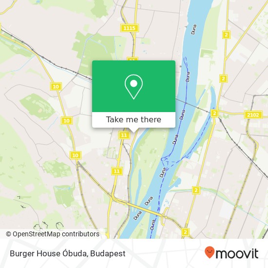 Burger House Óbuda, Reményi Ede utca 1 1033 Budapest map