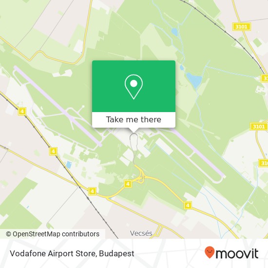 Vodafone Airport Store map