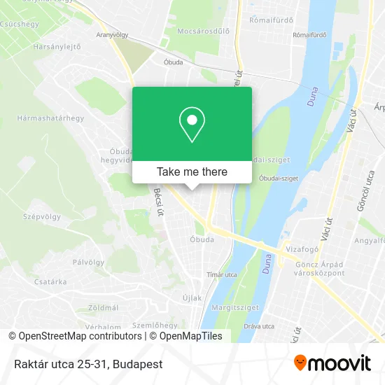 Raktár utca 25-31 map