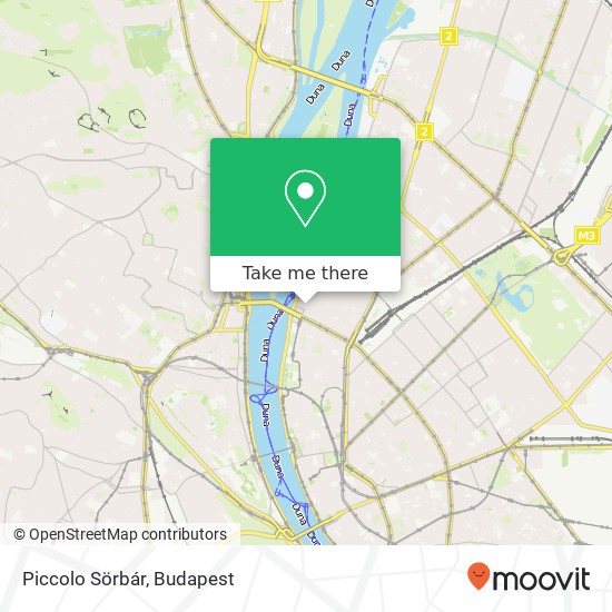 Piccolo Sörbár map