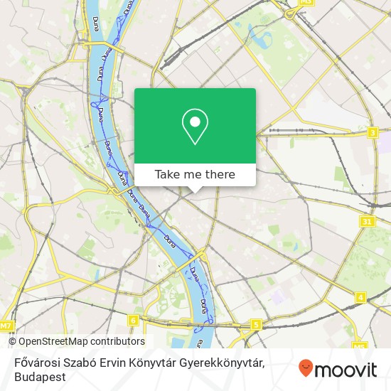 Fővárosi Szabó Ervin Könyvtár Gyerekkönyvtár map