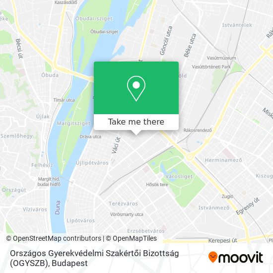 Országos Gyerekvédelmi Szakértői Bizottság (OGYSZB) map