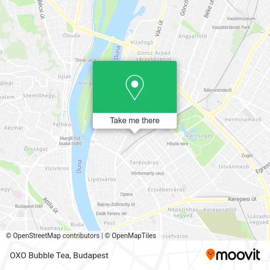 OXO Bubble Tea map