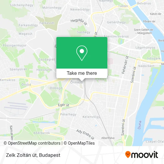 Zelk Zoltán út map