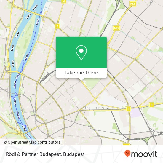 Rödl & Partner Budapest map