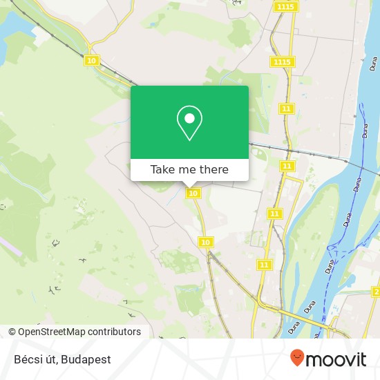 Bécsi út map