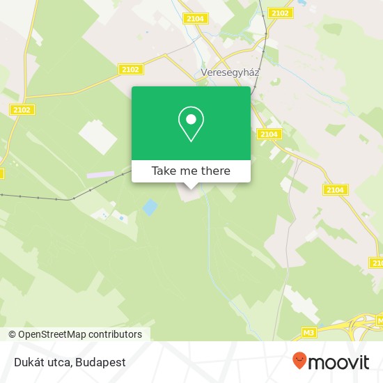 Dukát utca map