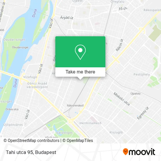 Tahi utca 95 map