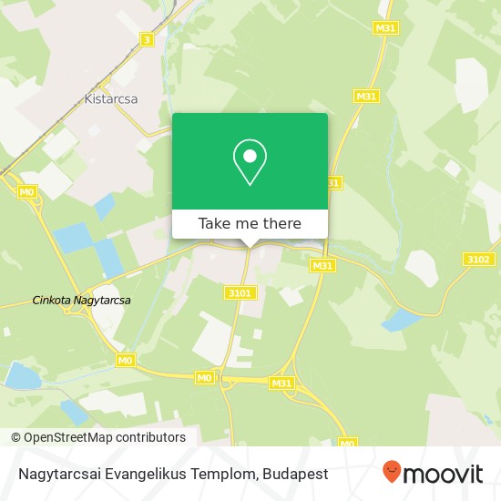 Nagytarcsai Evangelikus Templom map