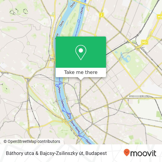 Báthory utca & Bajcsy-Zsilinszky út map