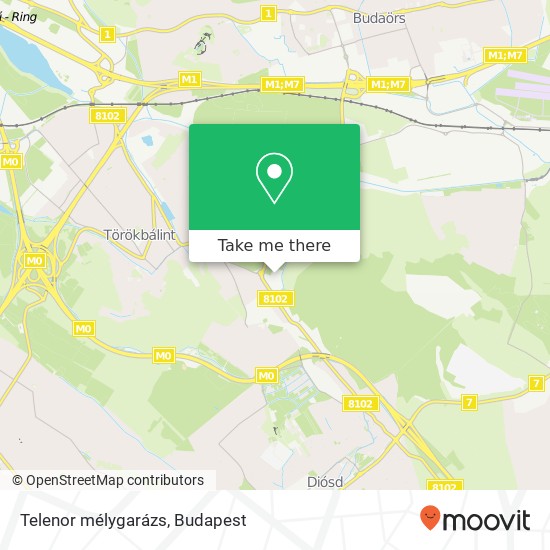 Telenor mélygarázs map