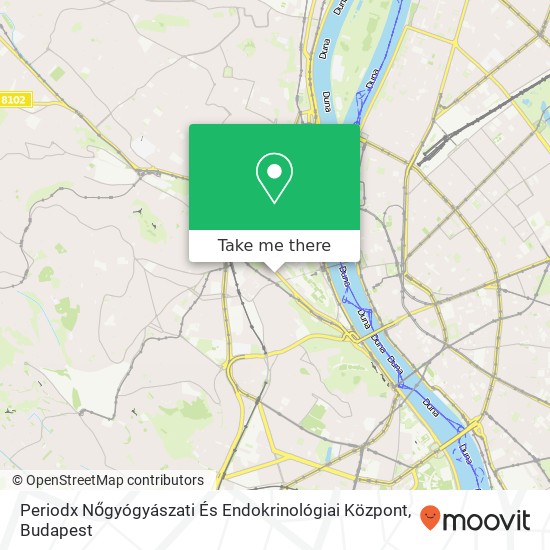 Periodx Nőgyógyászati És Endokrinológiai Központ map