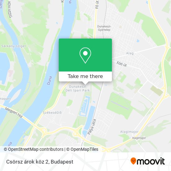 Csörsz árok köz 2 map