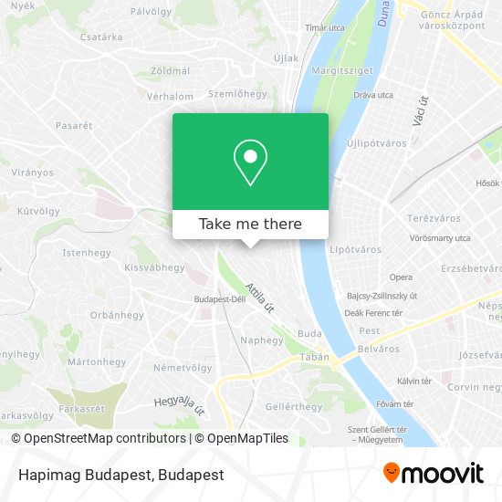 Hapimag Budapest map