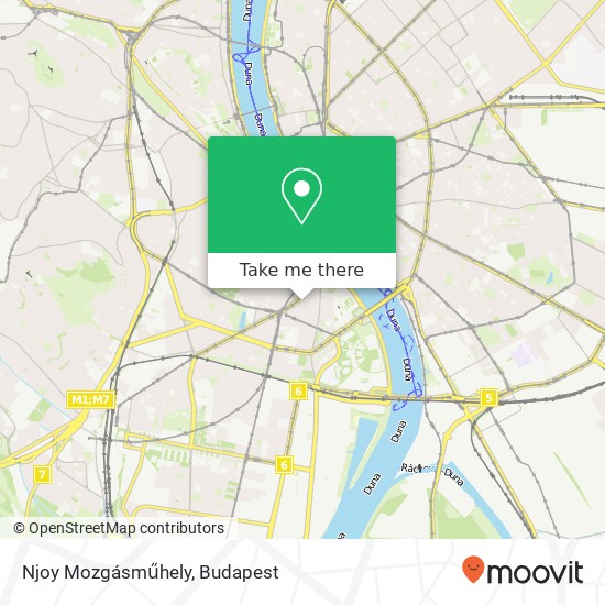 Njoy Mozgásműhely map