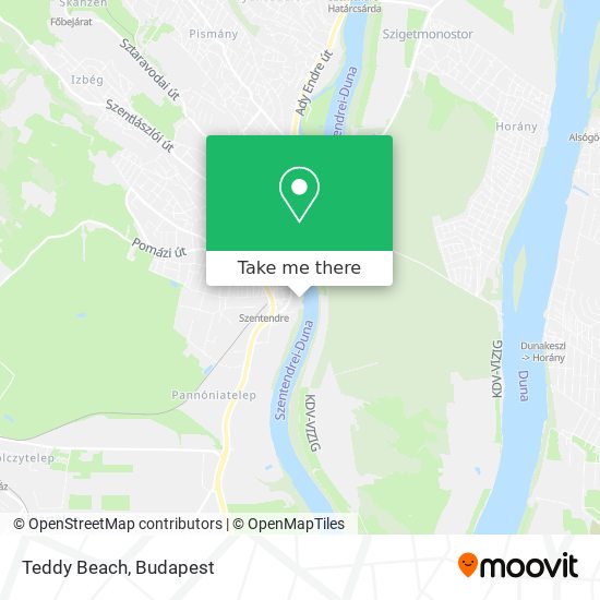 Teddy Beach map