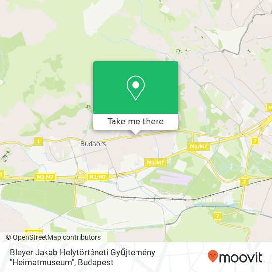 Bleyer Jakab Helytörténeti Gyűjtemény "Heimatmuseum" map