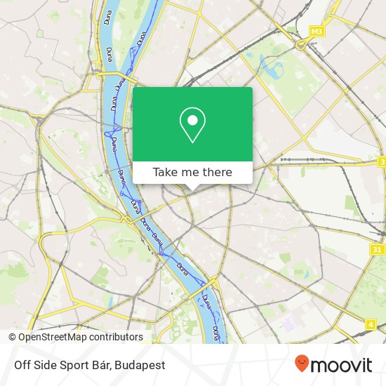 Off Side Sport Bár map