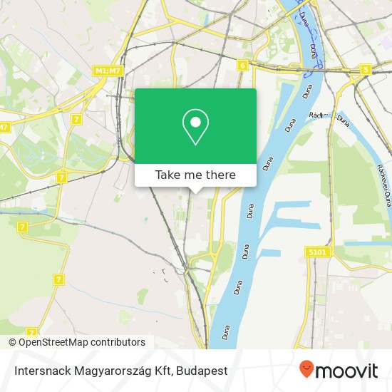 Intersnack Magyarország Kft map