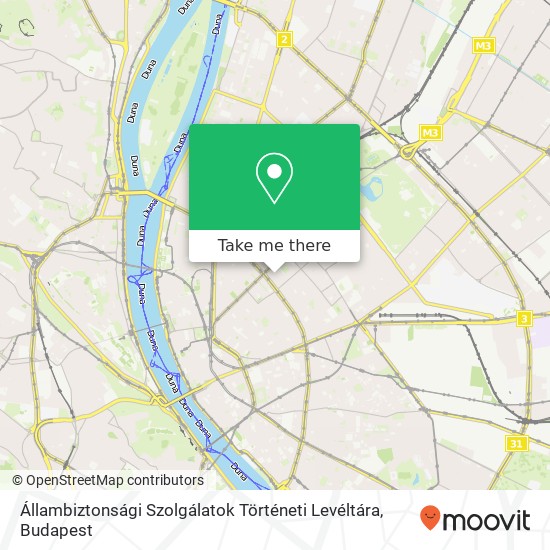 Állambiztonsági Szolgálatok Történeti Levéltára map