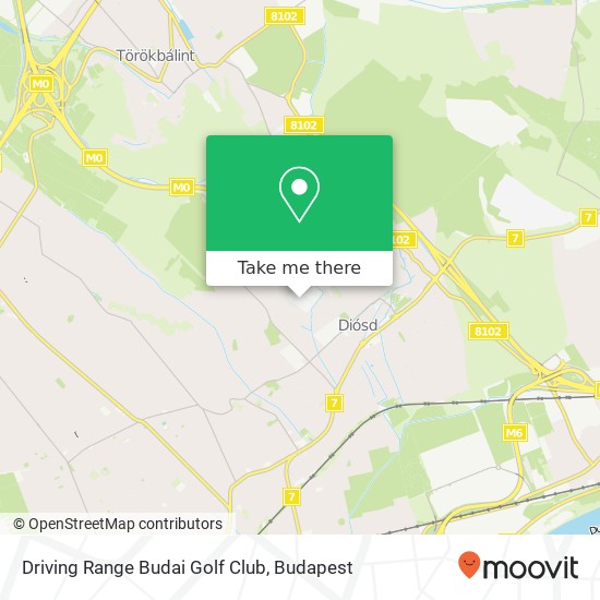 Driving Range Budai Golf Club map