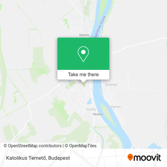 Katolikus Temető map