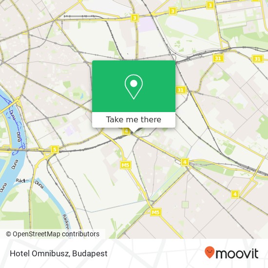 Hotel Omnibusz map