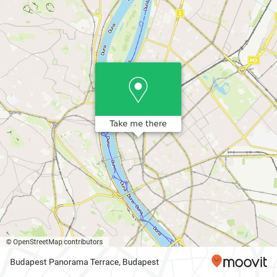 Budapest Panorama Terrace map