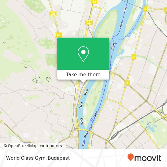 World Class Gym map