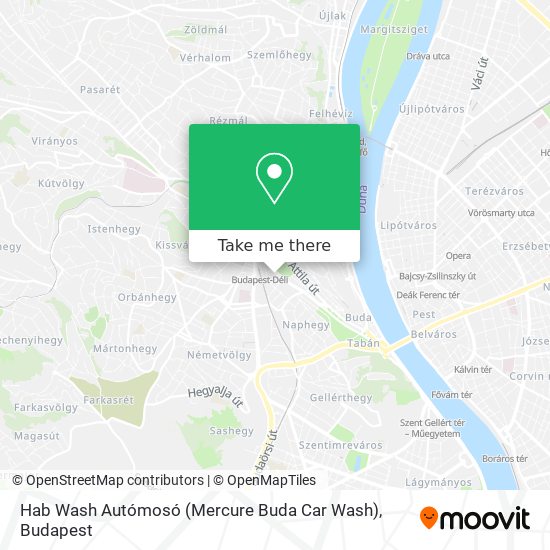 Hab Wash Autómosó (Mercure Buda Car Wash) map